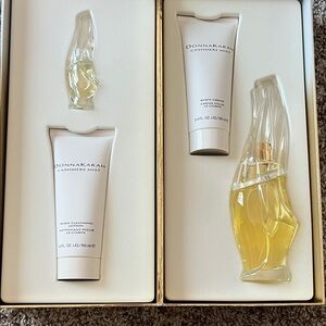 Donna Karan Luxurious Gold and Cream Set